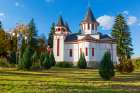 Romania-Alba County-Rimetea-Trascau Mountains Orthodox church Art Print